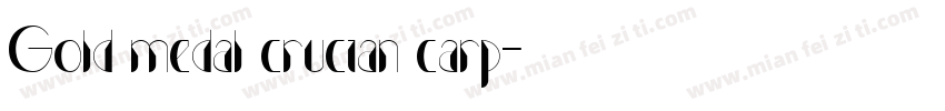 Gold medal crucian carp字体转换